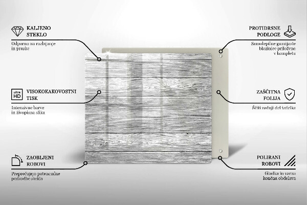 Protection plaque induction Vieilles planches de bois