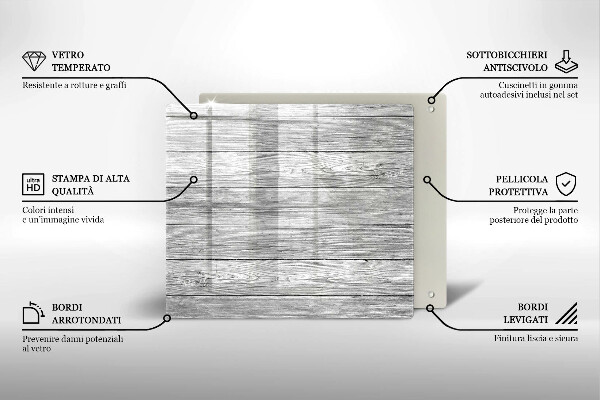Protection plaque induction Vieilles planches de bois