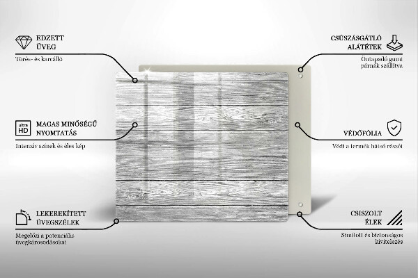 Protection plaque induction Vieilles planches de bois