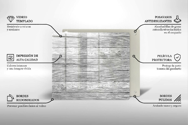Protection plaque induction Vieilles planches de bois