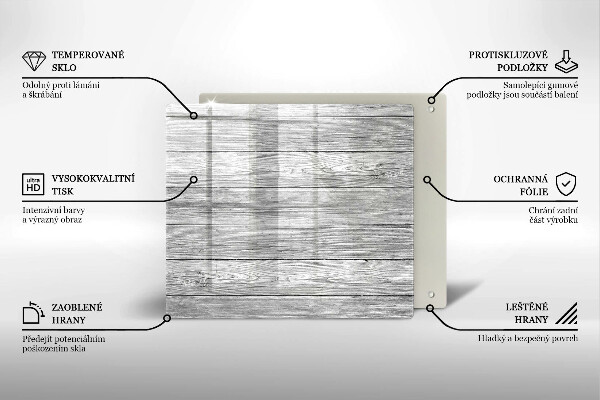 Protection plaque induction Vieilles planches de bois