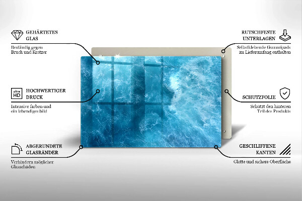 Protection plaque induction L'eau bleue