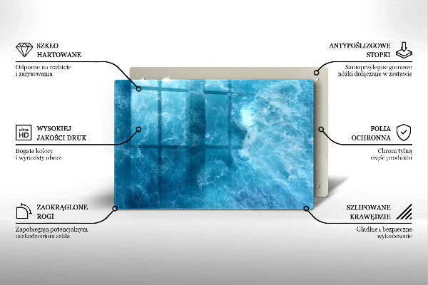 Protection plaque induction L'eau bleue