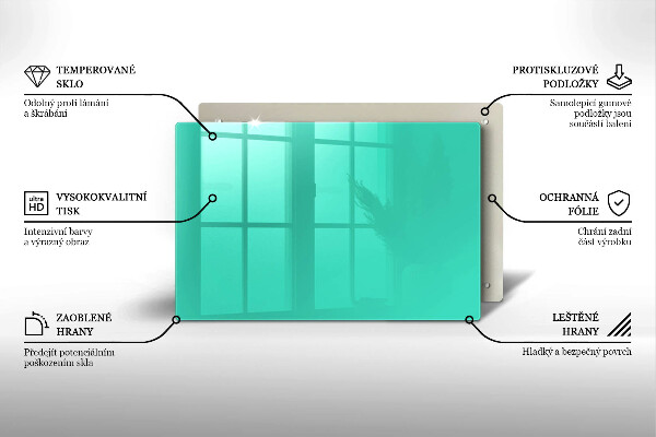 Protège plaque de cuisson Couleur verte