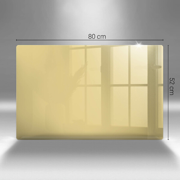 Protège plaque de cuisson Jaune