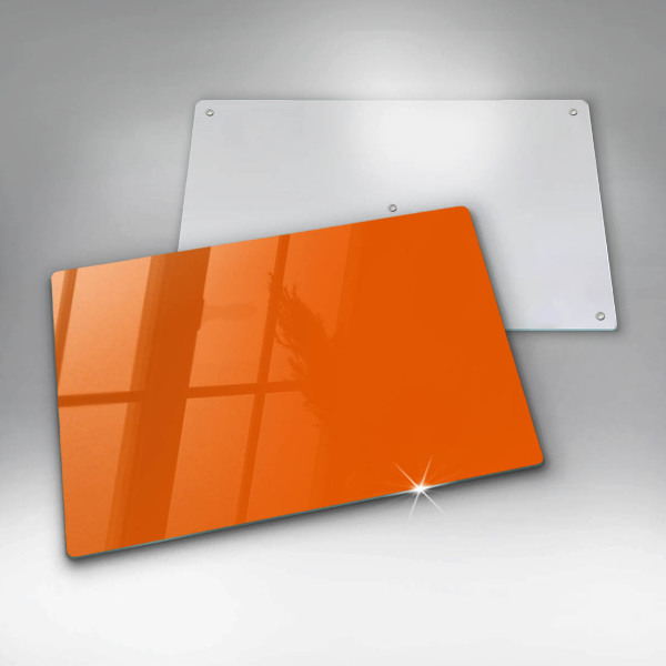 Protège plaque de cuisson couleur orange