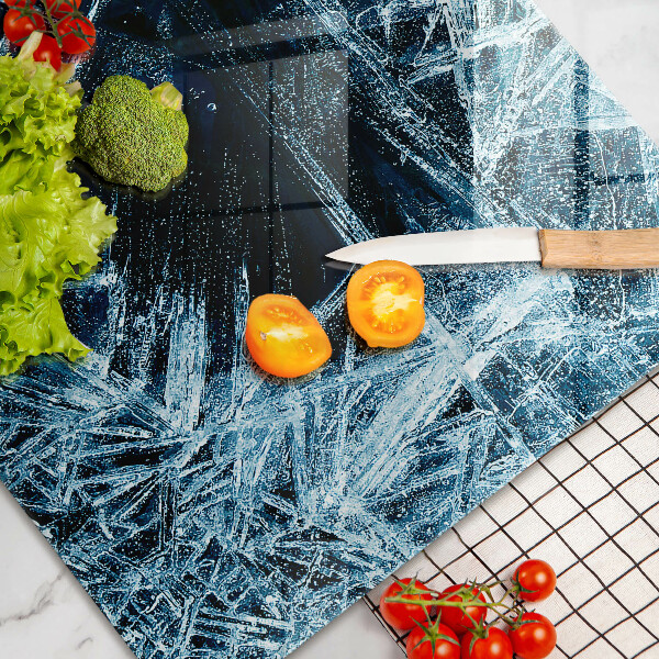 Protection plaque induction Structure de glace piquante