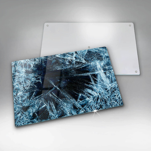 Protection plaque induction Structure de glace piquante