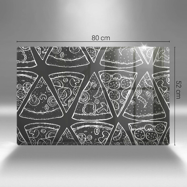 Protection plaque induction Illustration de pizza