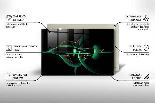 Protection plaque induction Abstraction moderne