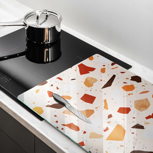 Protège plaque de cuisson Grès décoratif