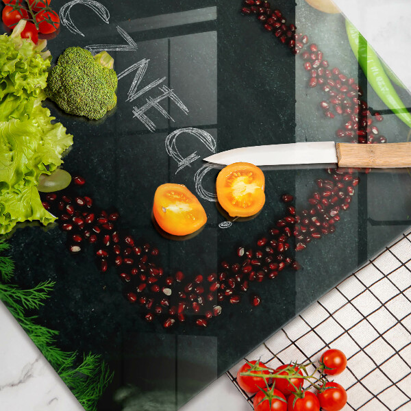 Protection plaque induction Inscription Smacznego!