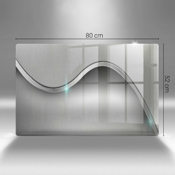 Cache plaque de cuisson Abstraction du métal