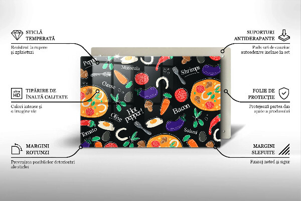 Protection plaque induction Illustration de la nourriture