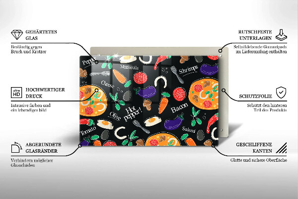 Protection plaque induction Illustration de la nourriture