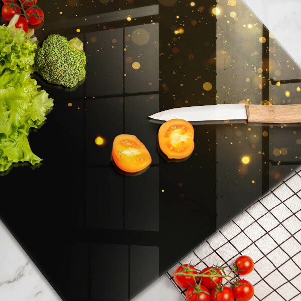 Cache plaque de cuisson Paillettes d'or