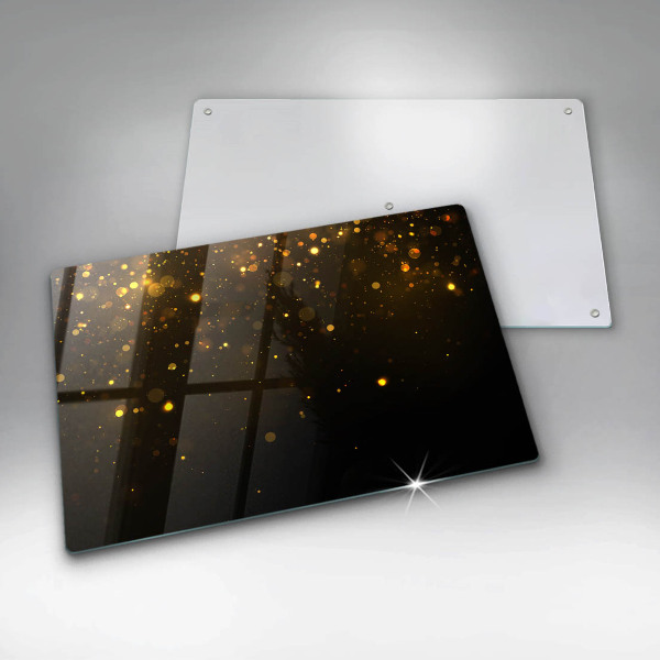 Cache plaque de cuisson Paillettes d'or