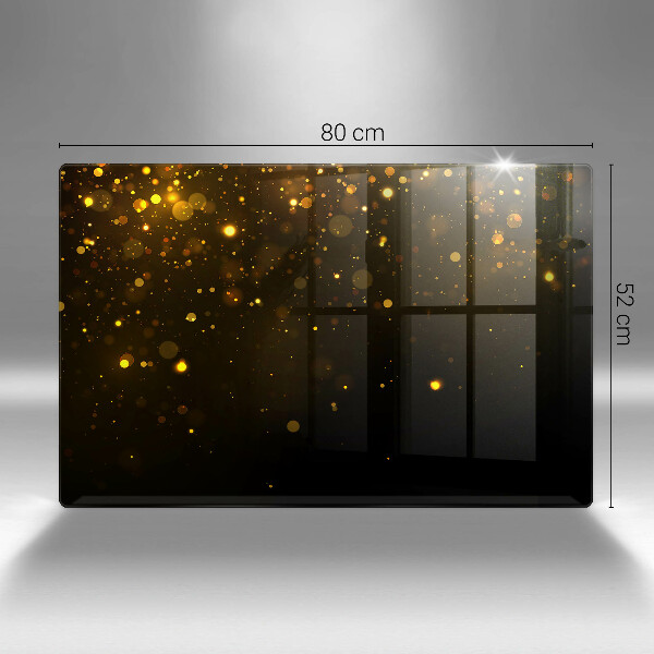 Cache plaque de cuisson Paillettes d'or