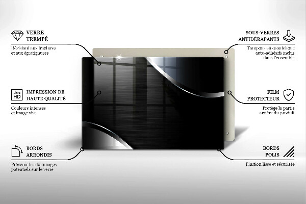 Protection plaque induction Abstraction du métal