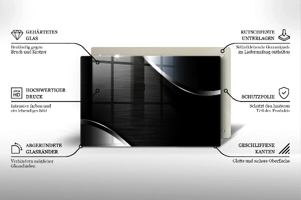 Protection plaque induction Abstraction du métal