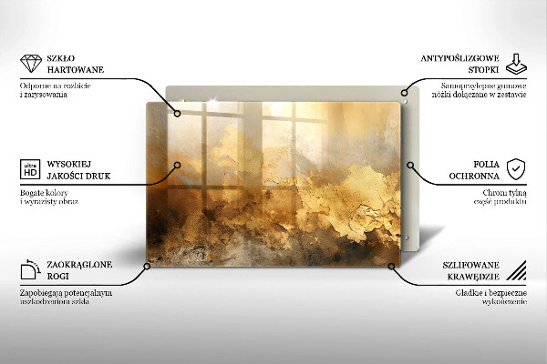 Protège plaque de cuisson Texture riche