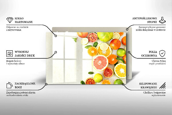Protège plaque de cuisson Les agrumes