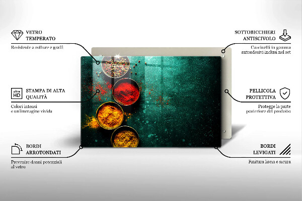 Protège plaque de cuisson Épices orientales
