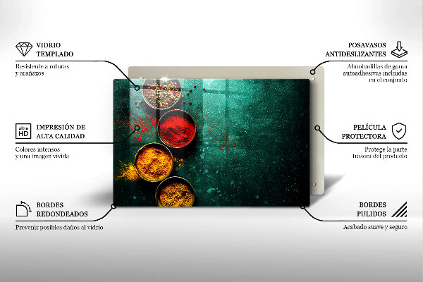 Protège plaque de cuisson Épices orientales