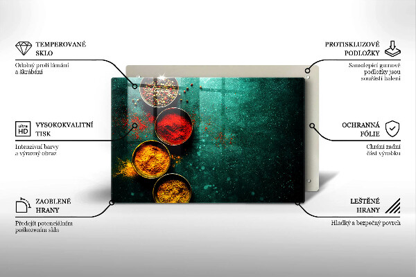 Protège plaque de cuisson Épices orientales