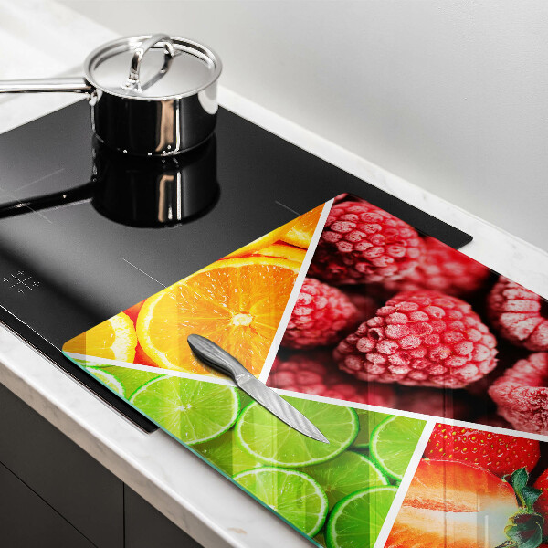 Protège plaque de cuisson Fruits colorés