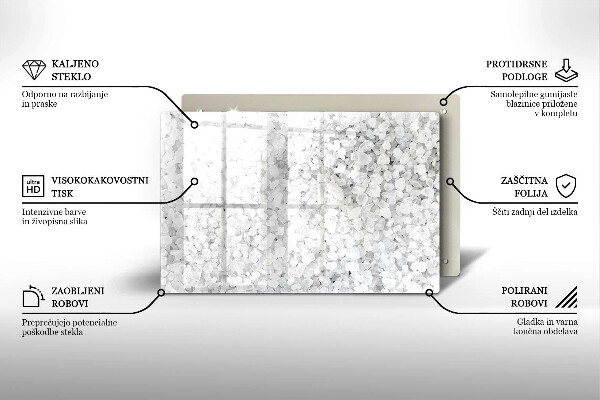 Protège plaque de cuisson Cristaux de sel