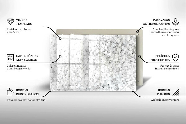 Protège plaque de cuisson Cristaux de sel