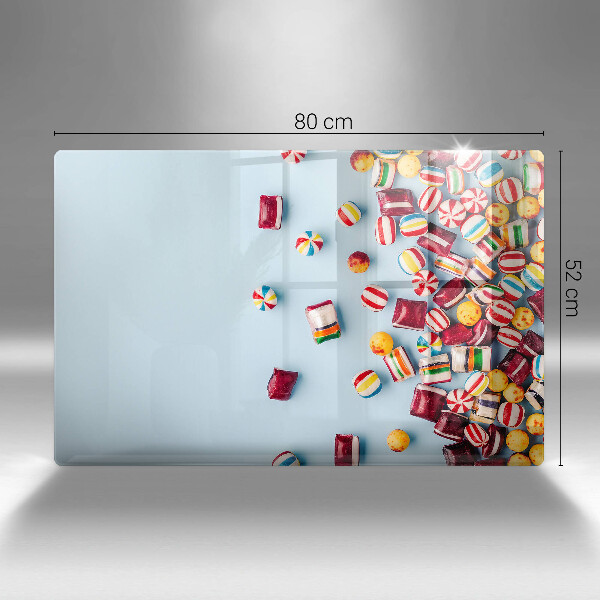 Protège plaque de cuisson Bonbons colorés