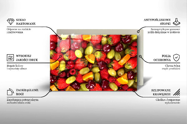 Protège plaque de cuisson Fruits d'été