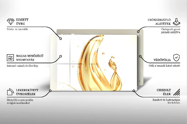 Protège plaque de cuisson huile d'olive