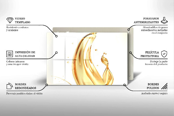 Protège plaque de cuisson huile d'olive