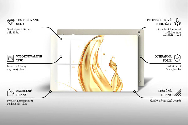 Protège plaque de cuisson huile d'olive