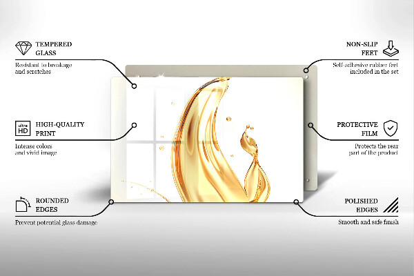 Protège plaque de cuisson huile d'olive