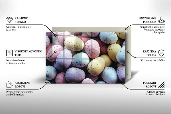 Protège plaque de cuisson œufs de Pâques