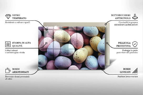 Protège plaque de cuisson œufs de Pâques