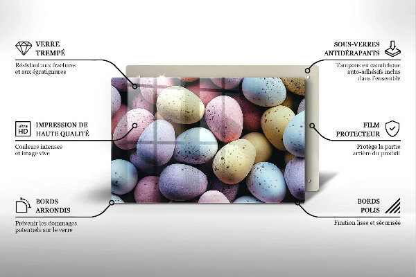 Protège plaque de cuisson œufs de Pâques