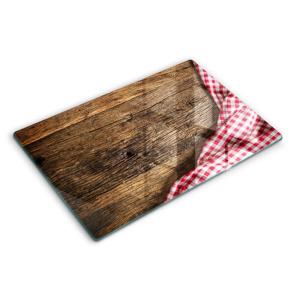 Protège plaque de cuisson Table en bois