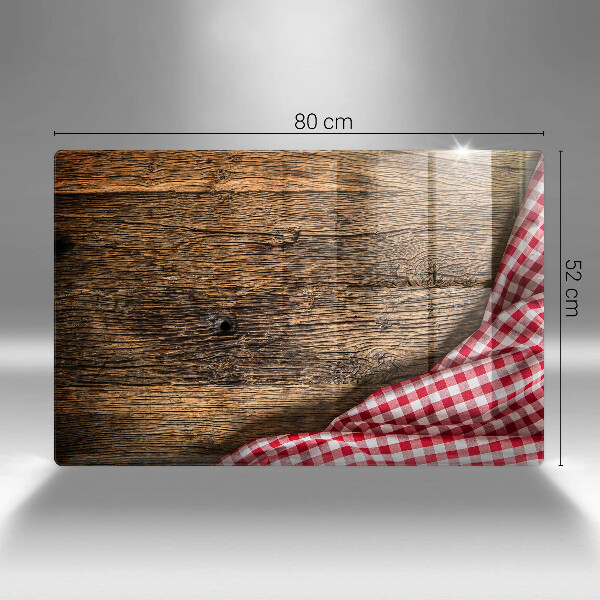 Protège plaque de cuisson Table en bois