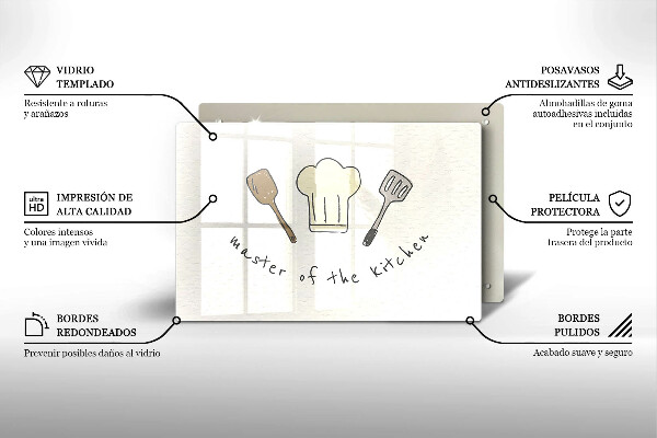 Protège plaque de cuisson Master of the Kitchen