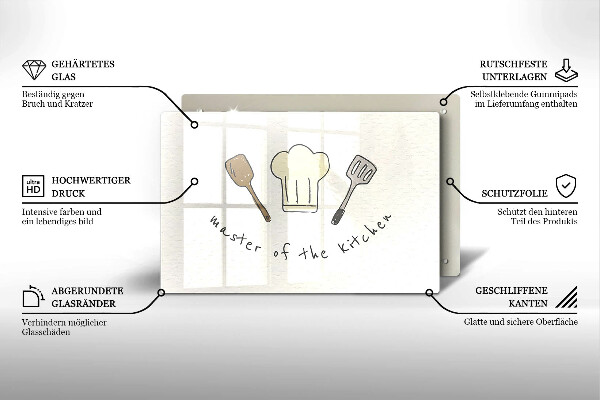 Protège plaque de cuisson Master of the Kitchen