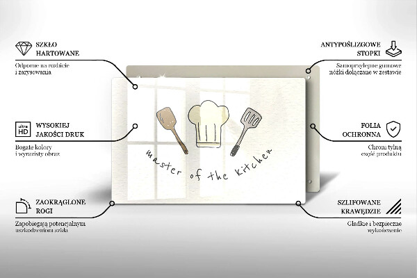 Protège plaque de cuisson Master of the Kitchen