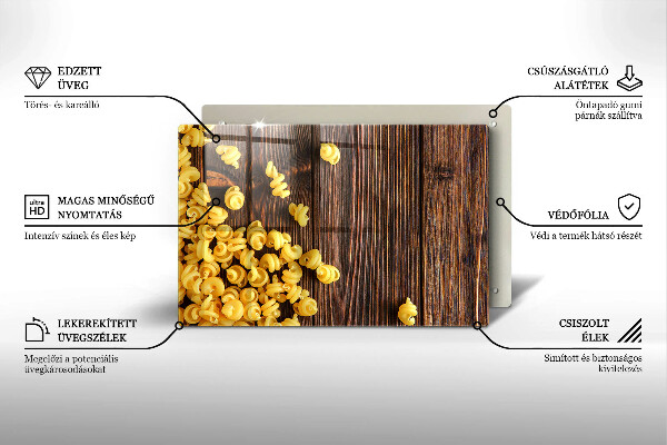 Protège plaque de cuisson Des pâtes sur la table