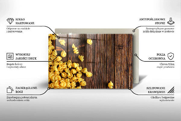 Protège plaque de cuisson Des pâtes sur la table