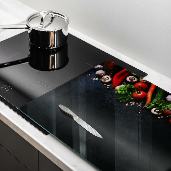 Protège plaque de cuisson Légumes colorés