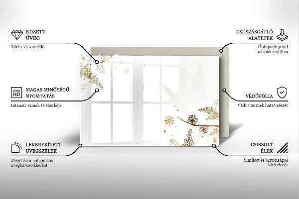 Protège plaque de cuisson Décorations d'hiver